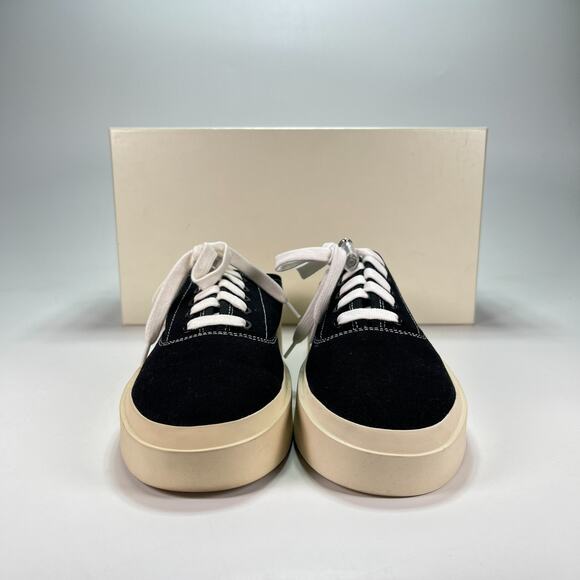 Fear of God 101 Backless Black Canvas Luxury Slip On Sneakers Mens Sz 10.5 EU 43 main image 8